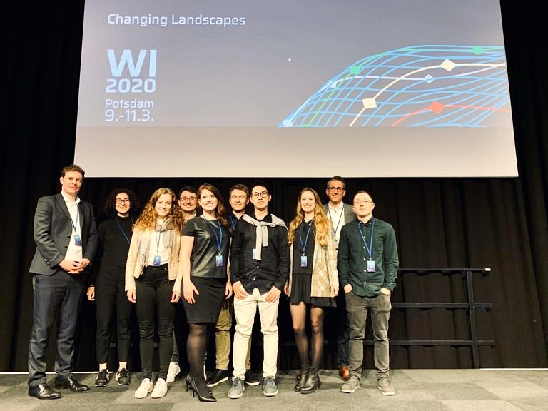 The Schöller team at the WI2020 in Potsdam