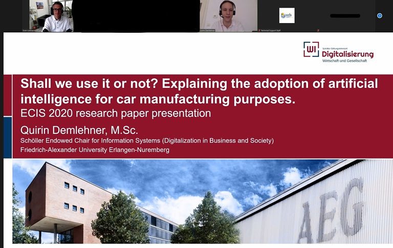 Schöller team contributed to the success of the virtual ECIS 2020!