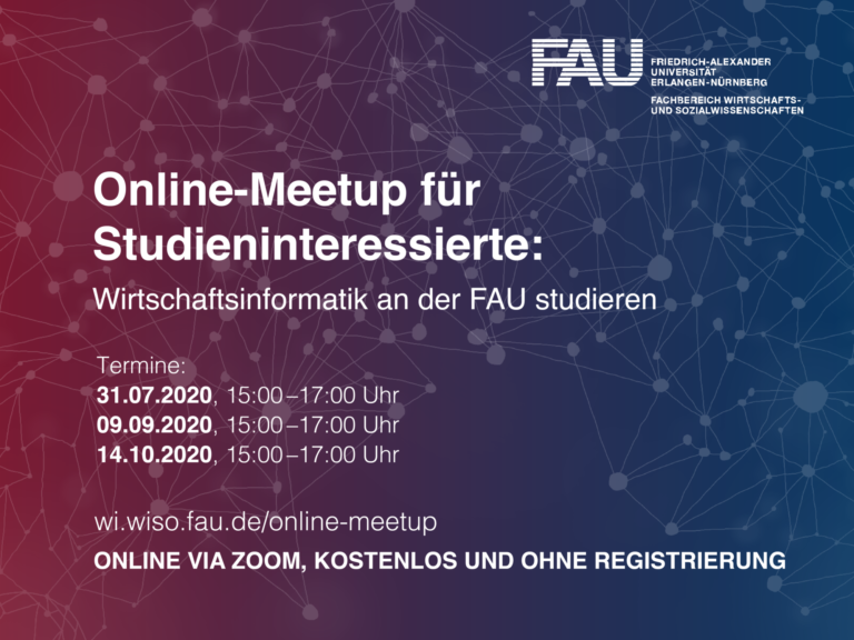 Save the date: Online meetup for potential students