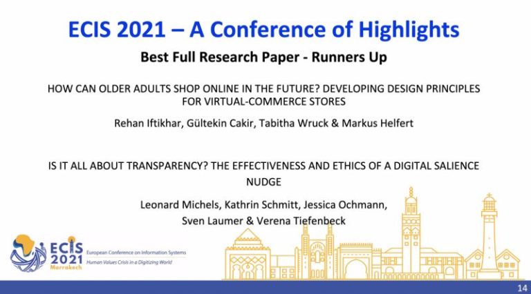 Runner-up award at the ECIS 2021